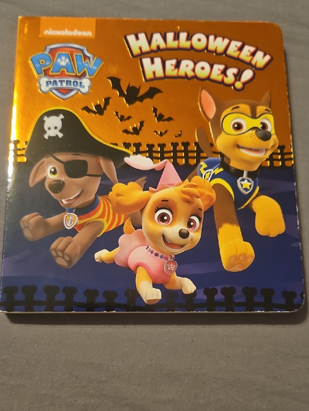 Paw Patrol Halloween Heroes Board Book - Orange, Blue, Yellow